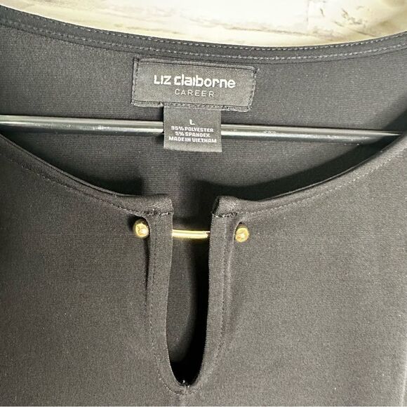 Liz Claiborne large black top - Picture 5 of 5